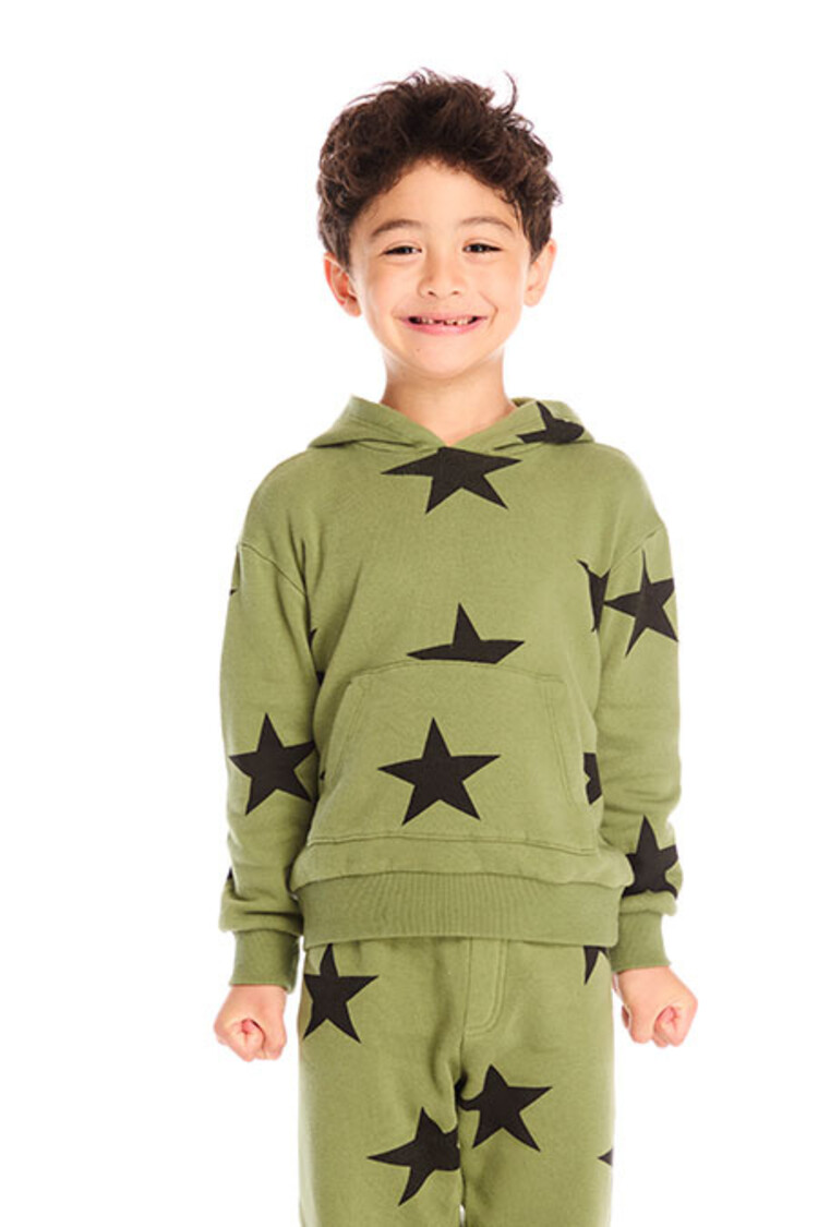 Chaser Allover Stars Pullover Hoodie