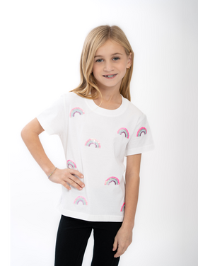 Tweenstyle Sequin Rainbows Tee