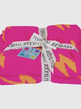 Malibu Sugar Lightning Plush Throw Blanket
