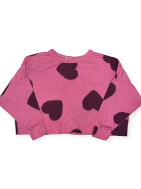 T2 Love Hearts Dolman Sleeve Top