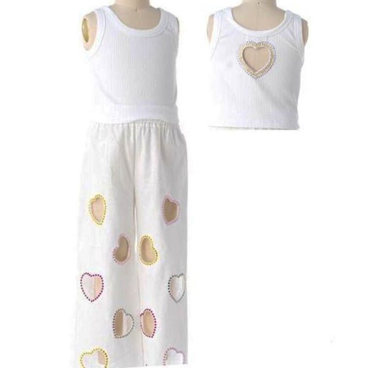 Rockwilde Cut-out Heart Pant/Tank Set