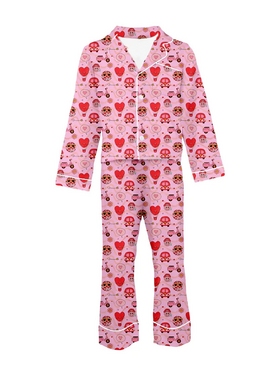 Tweenstyle Love Is In The Air Satin Lounge Set