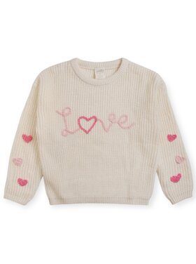 Sweet Wink Ditsy Love Knit Sweater