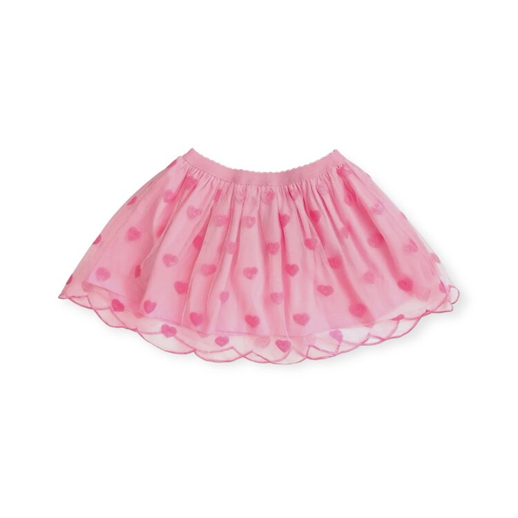Sweet Wink Mini Sequin Hearts Tutu Skirt