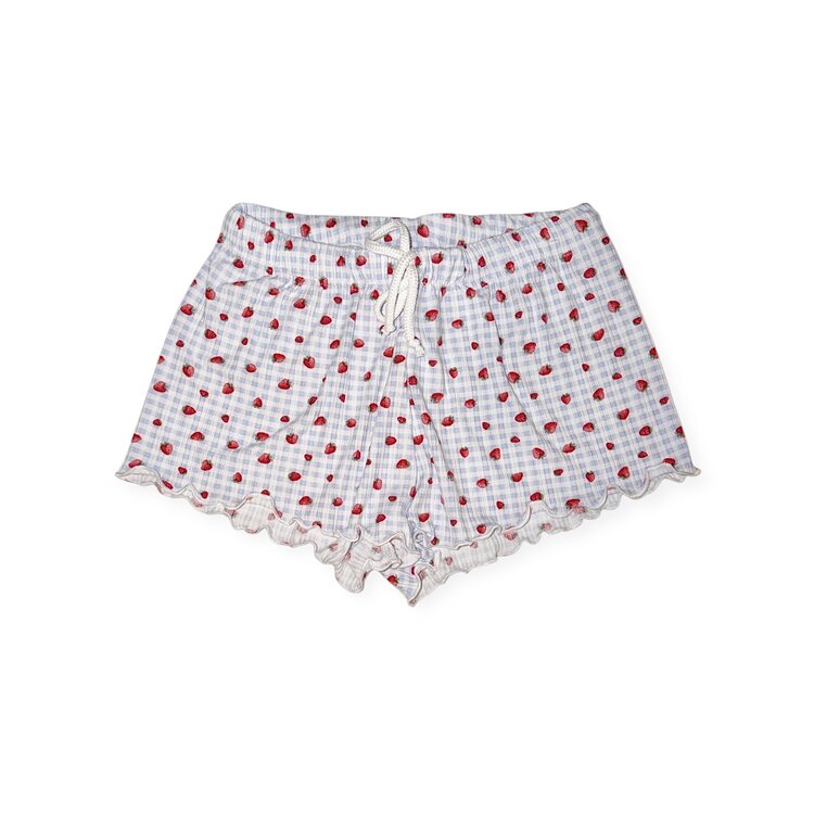 Cheryl Creations Kids Gingham Strawberry Shorts