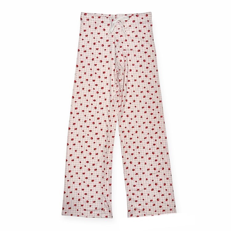 Cheryl Creations Kids Gingham Strawberry Pant