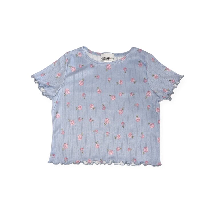 Cheryl Creations Kids Pink Rose SS Tee
