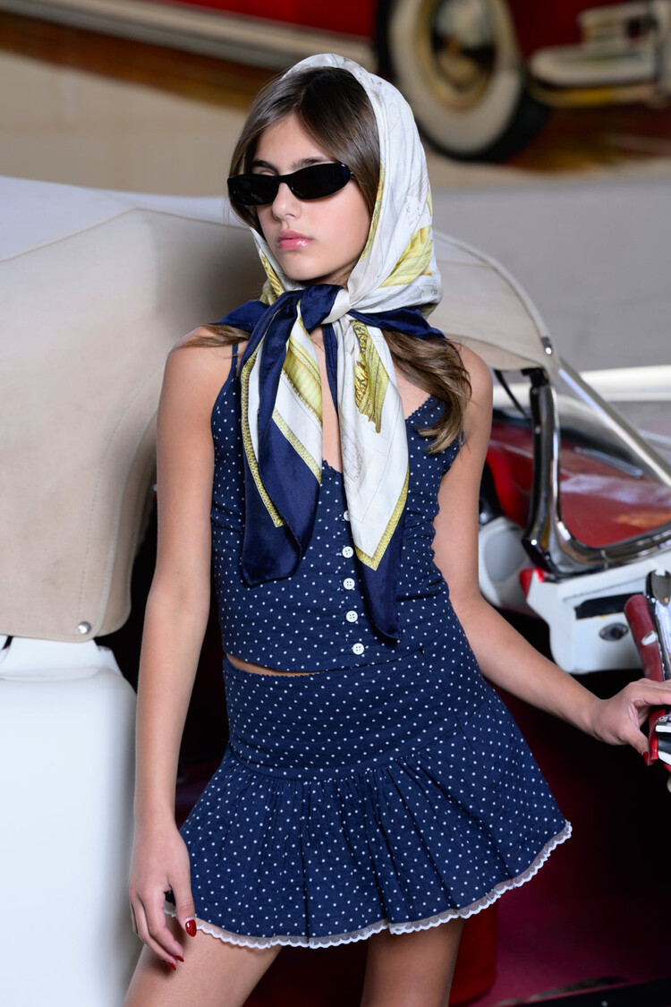 Katie J NYC Clarke Micro Dot Cami