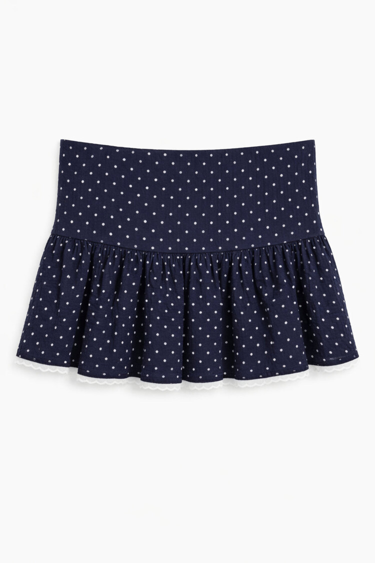 Katie J NYC Clarke Micro Dot Skirt