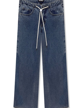 Katie J NYC Tribeca Wide Leg Drawstring Jean