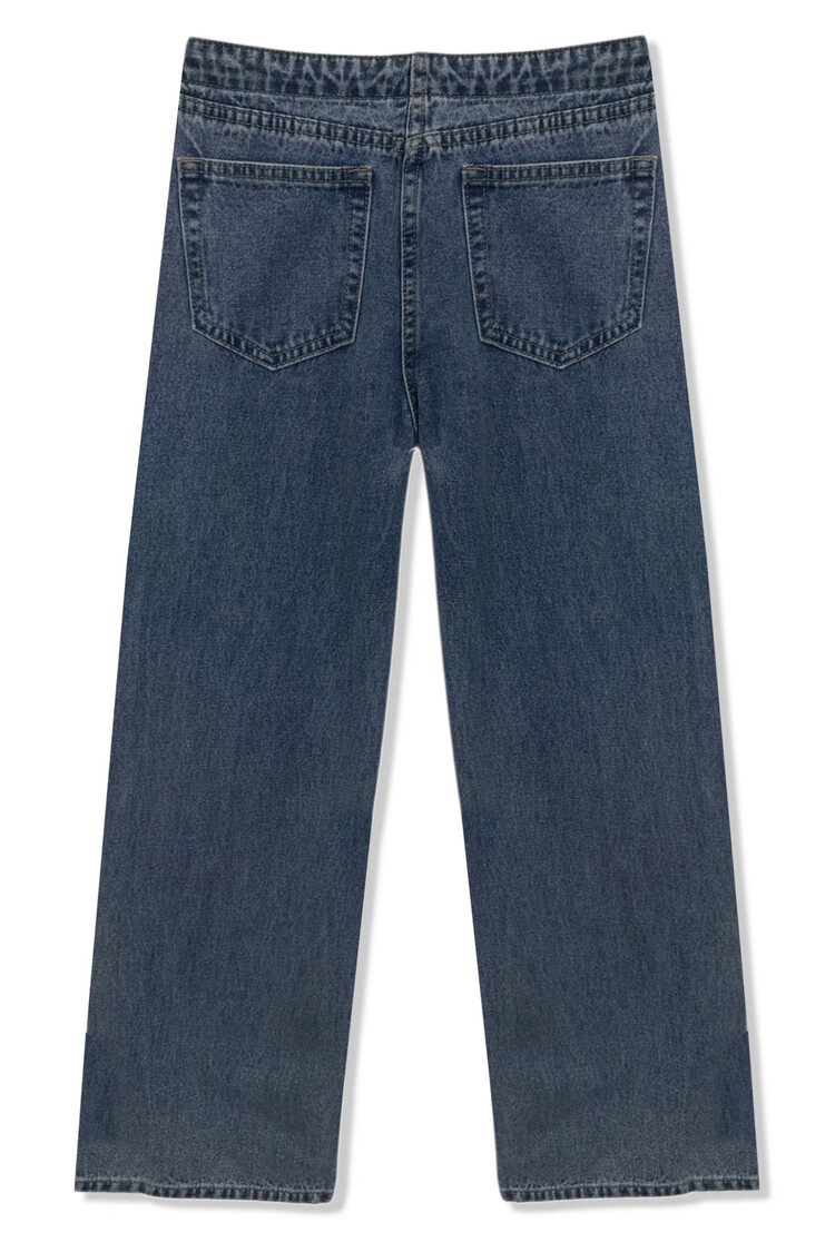 Katie J NYC Tribeca Wide Leg Drawstring Jean