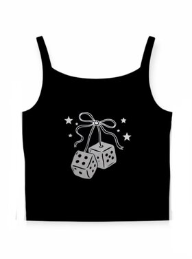 Katie J NYC Cherry Dice Tank