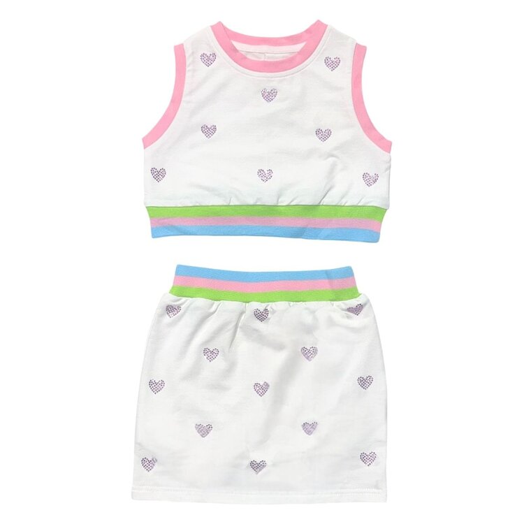 Mini Dreamers Kristina Crystal Hearts Tennis Set