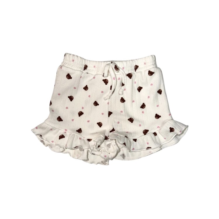 Cozii Teddy Heart Ruffle Shorts