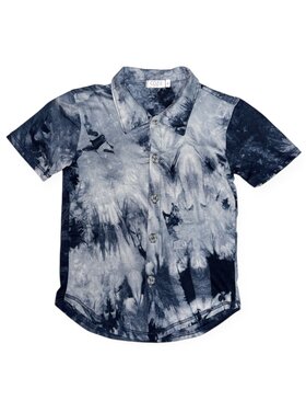 Cozii Tie Dye SS Button Up Shirt