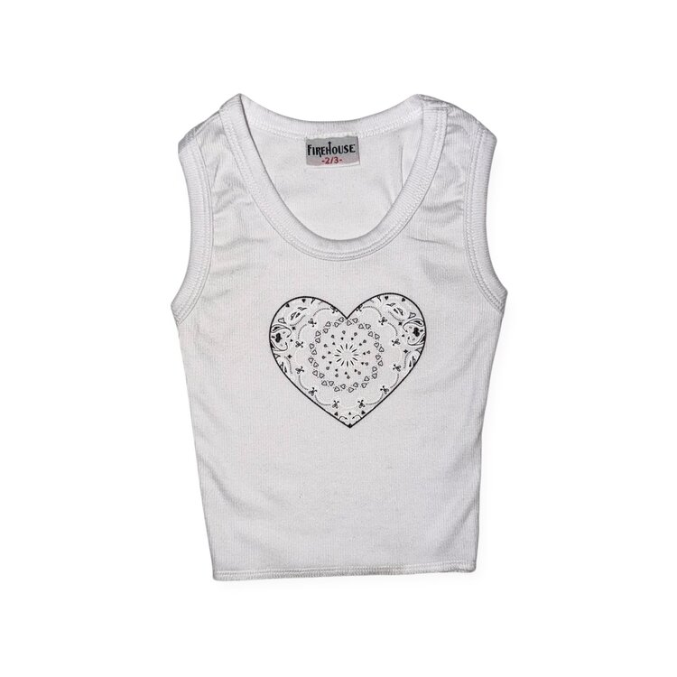 Firehouse Bandana Heart Tank