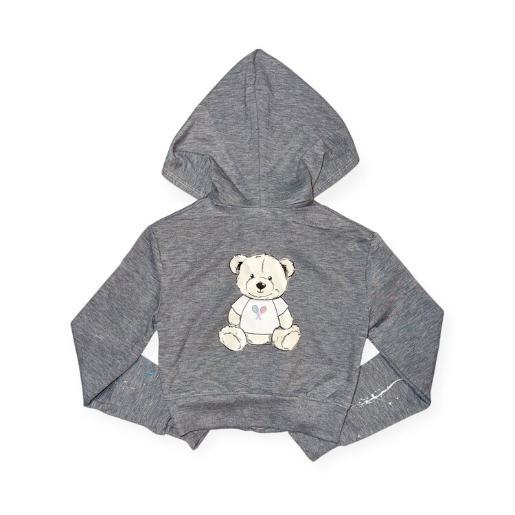 Firehouse Tennis Teddy Splattered Hoodie