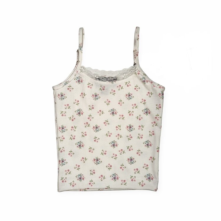 Flowers by Zoe Floral Lace Trim Cami