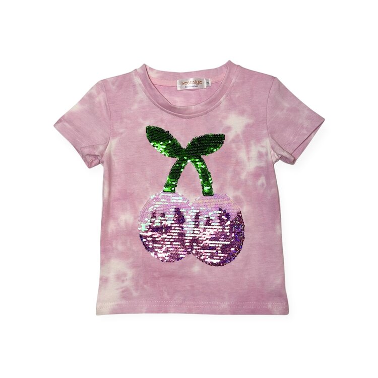 Tweenstyle Sequin Cherry Tee
