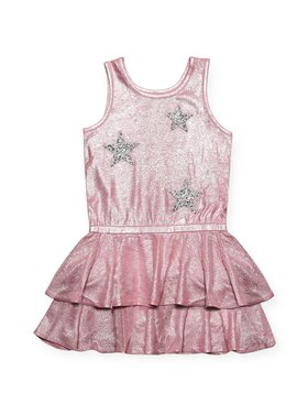 Mia New York Sparkle Stars Tiered Dress