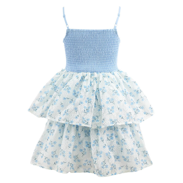 Dollfaced Kids Belle Bow Ruffle Dress