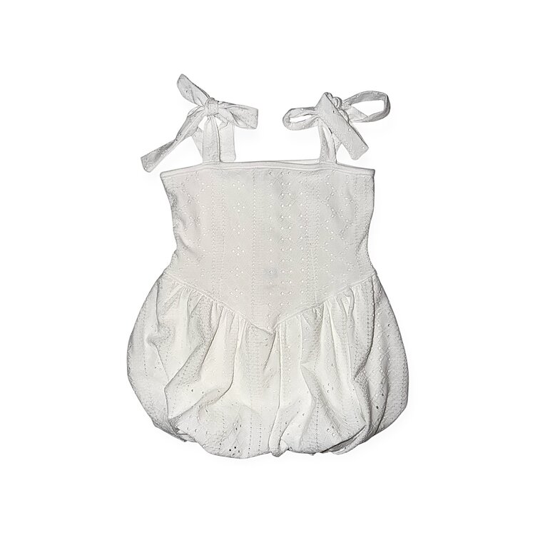 T2 Love Eyelet Tie Strap Bubble Dress