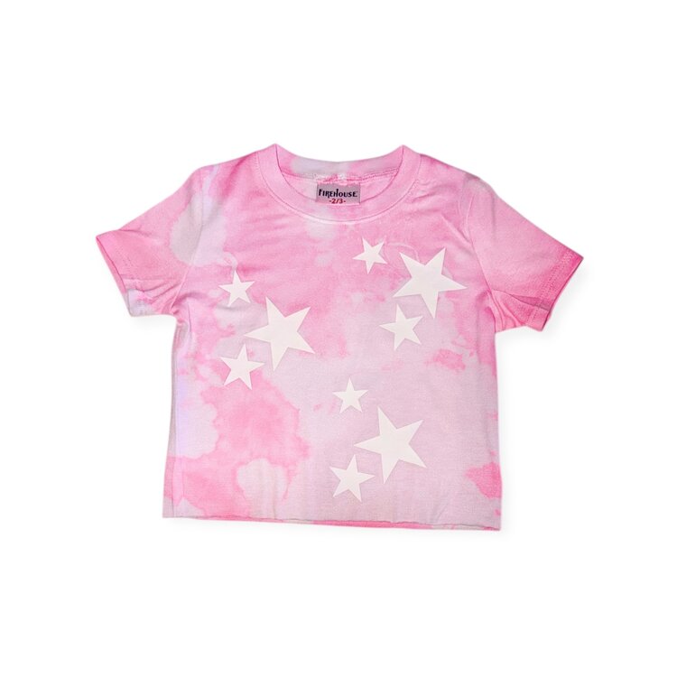 Firehouse White Star Toss Tee