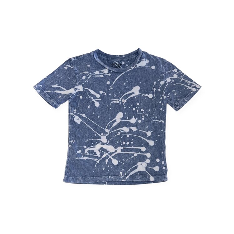 Californian Vintage Indigo Splatter Tee