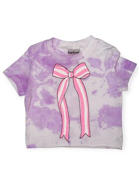 Firehouse Pinstripe Bow Tee