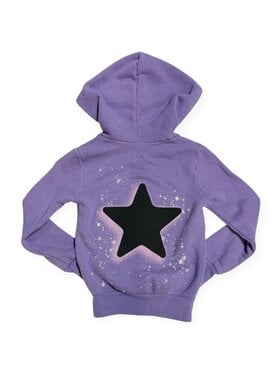 Californian Vintage Star Splatter Zip Hoodie