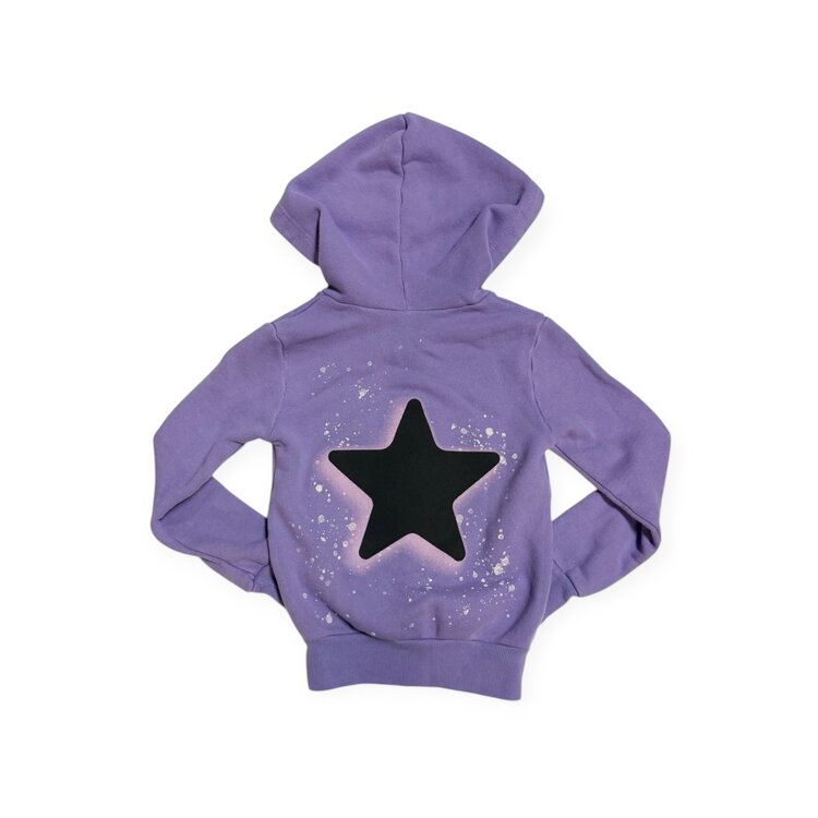 Californian Vintage Star Splatter Zip Hoodie