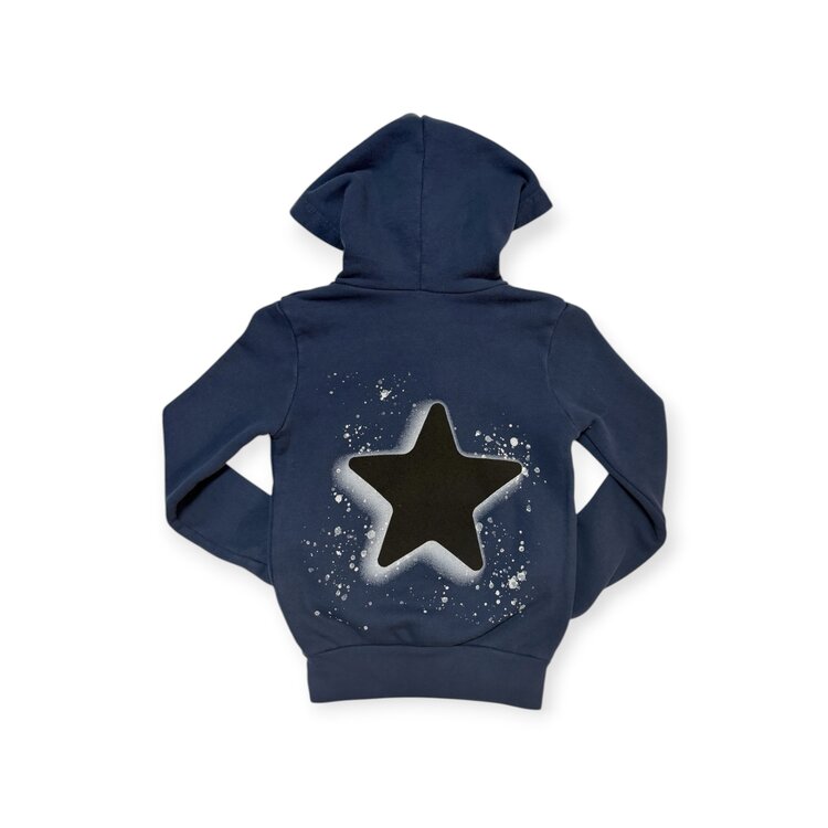 Californian Vintage Star Splatter Zip Hoodie