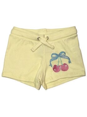 Vintage Havana Cherry Embroidered Ribbed Shorts