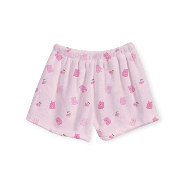 Top Trenz Gummy Crush Fuzzy Shorts