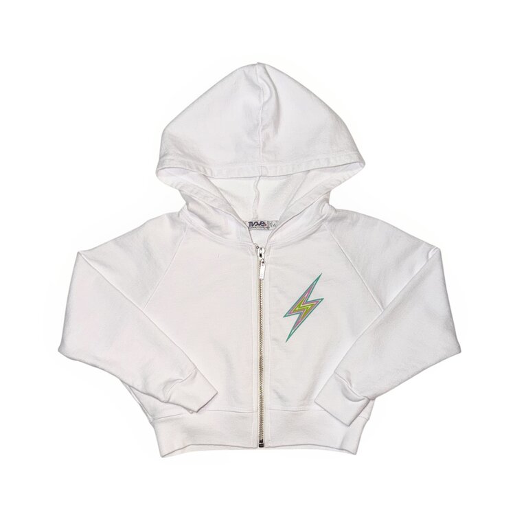 T2 Love Lightning Bolt Zip Hoodie
