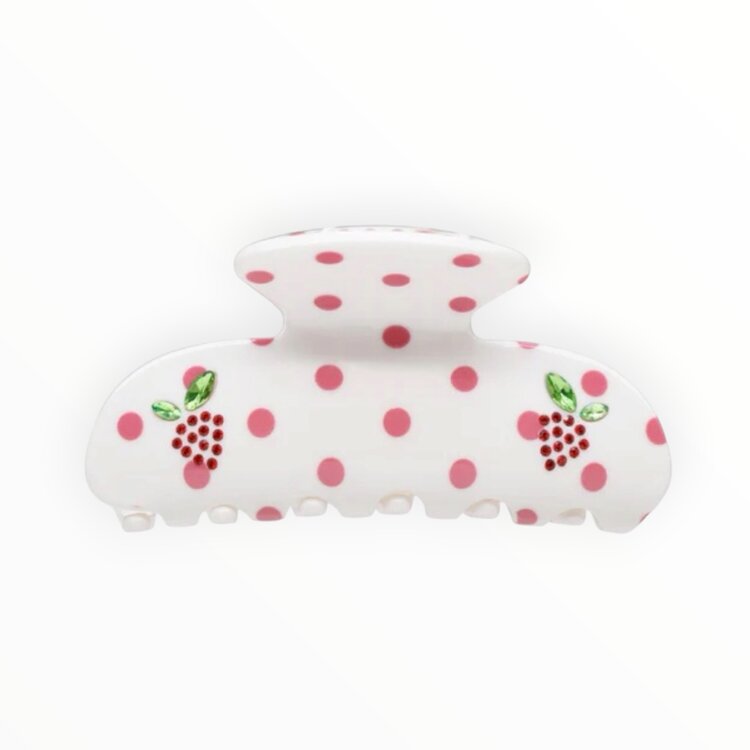 Emi Jay Coconut Berry Dot Sweetheart Clip