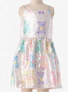 Rockwilde Teddy Bear Sequin Dress