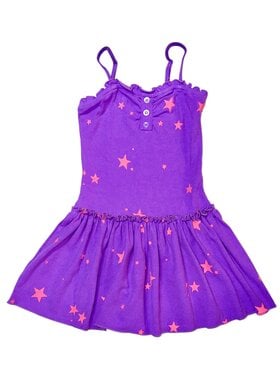 Flowers by Zoe Stars Rib Ruffle Dress
