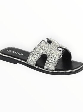 CALAKIDS XO Aura Pearl Rhinestone H Sandals