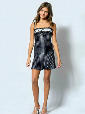Katie J NYC Lori Polka Dot Dress