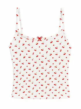 Katie J NYC Marina Tiny Cherries Tank
