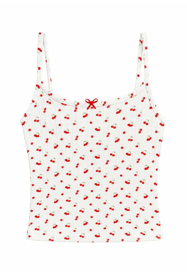 Katie J NYC Marina Tiny Cherries Tank