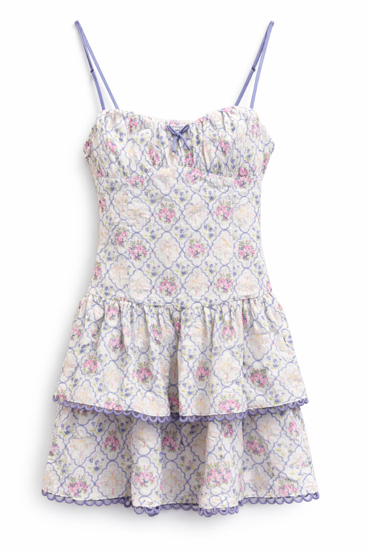 Katie J NYC Carlota Floral Bouquet Dress