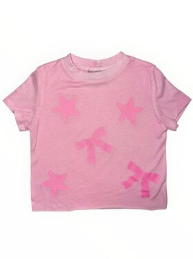 Firehouse Plaid Bows & Stars Tee
