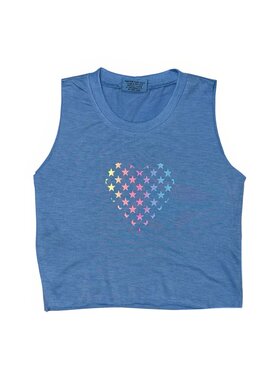 Firehouse Ombre Heart Sleeveless Tee
