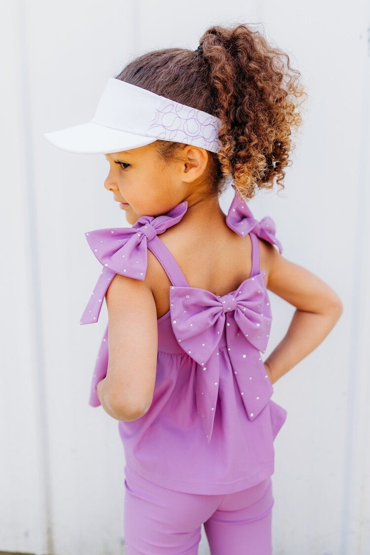 Three Wildflower Designs Bow Gem Short Set