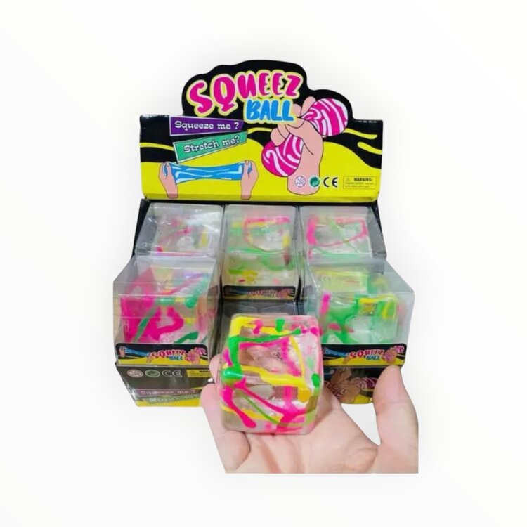 CALAKIDS XO Tie Dye Cube Squishy