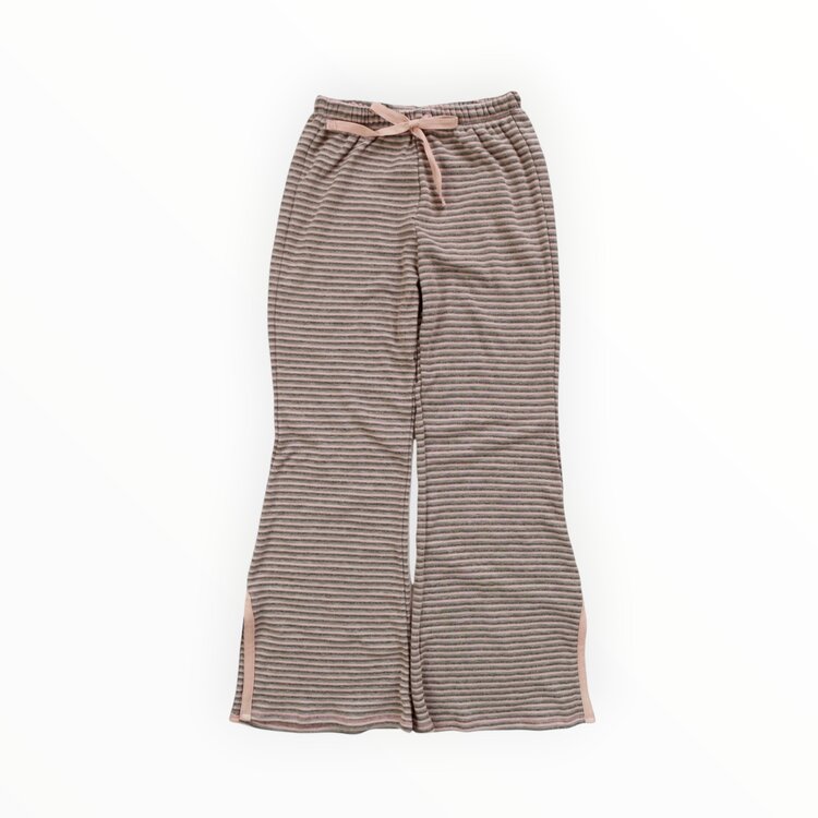 T2 Love Stripe Open Slit Pant