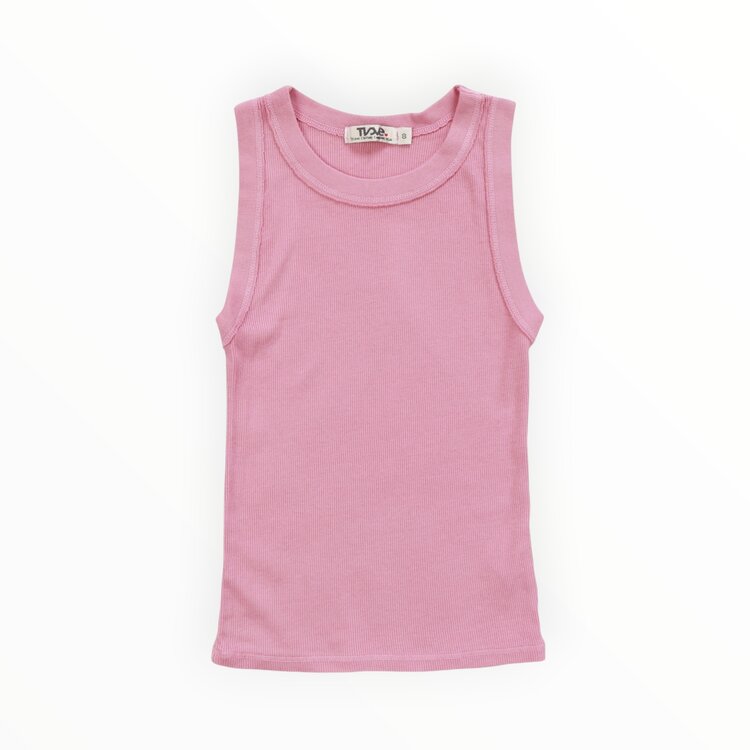 T2 Love High Neck Ribbed Tank
