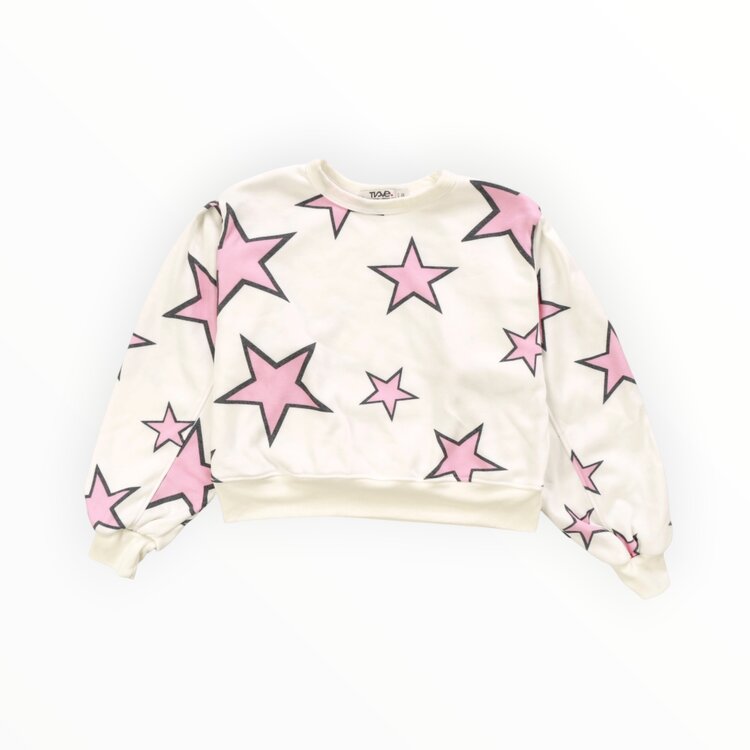T2 Love Pink Stars Pullover